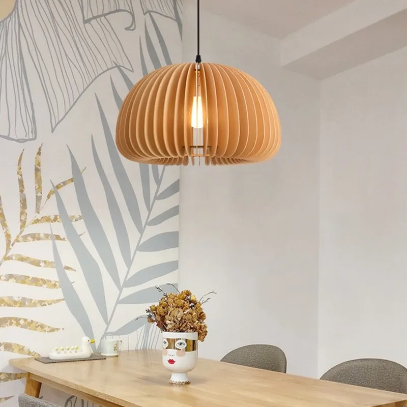 PIE Wooden Pendant Light
