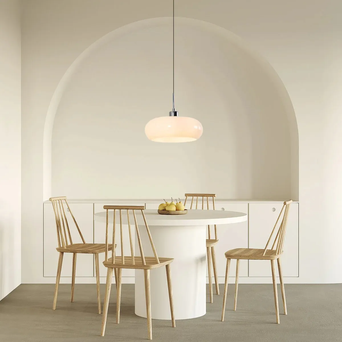 Nordic Bauhaus Glass Pendant Lamp S47