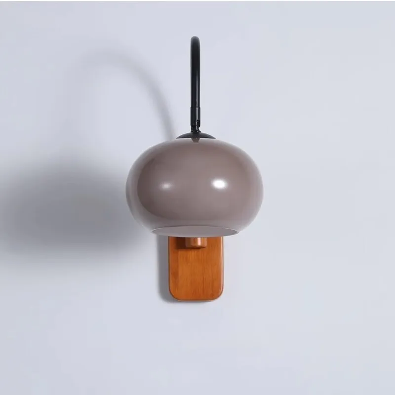 Bauhaus Persimmon Rotatable Glass Wall Light S102