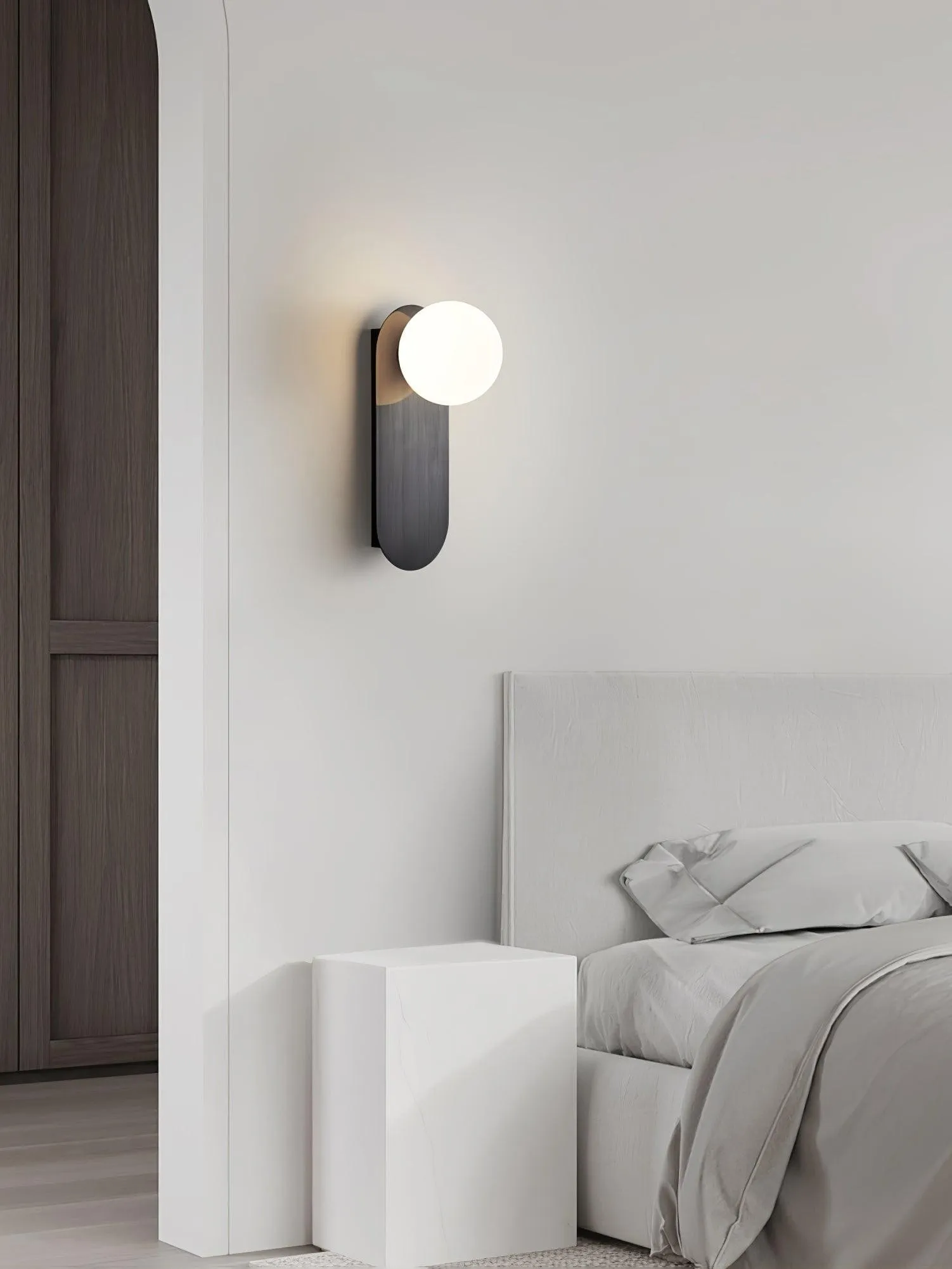 Modern Glass Base Sconce M280