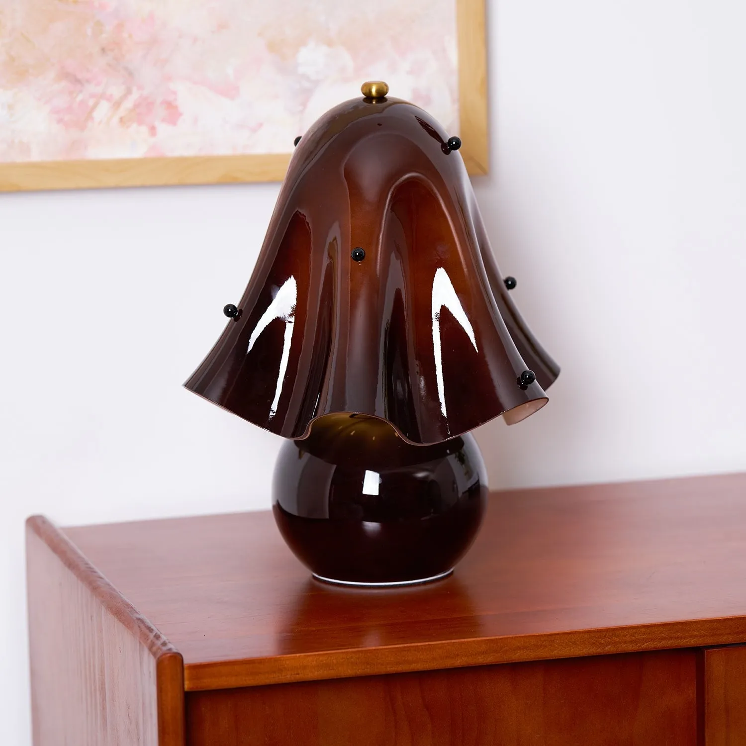 Bellina Sculptural Bell Flower Table Lamp - Accent Lighting for Room T281