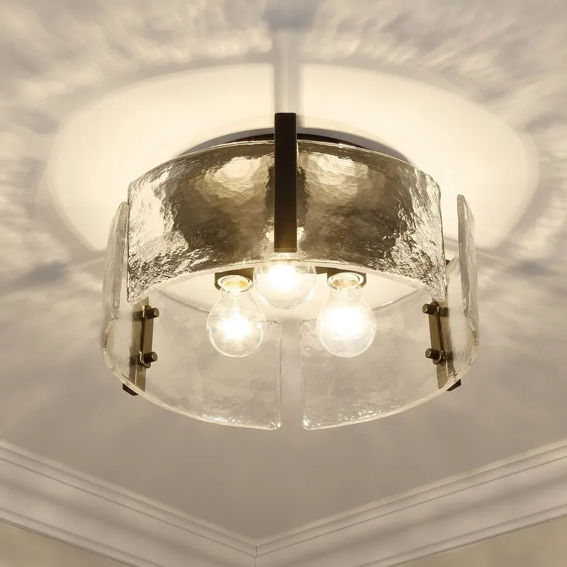 Nordic Light Luxury Flush Mount Ceiling Lamp for Living Room G27