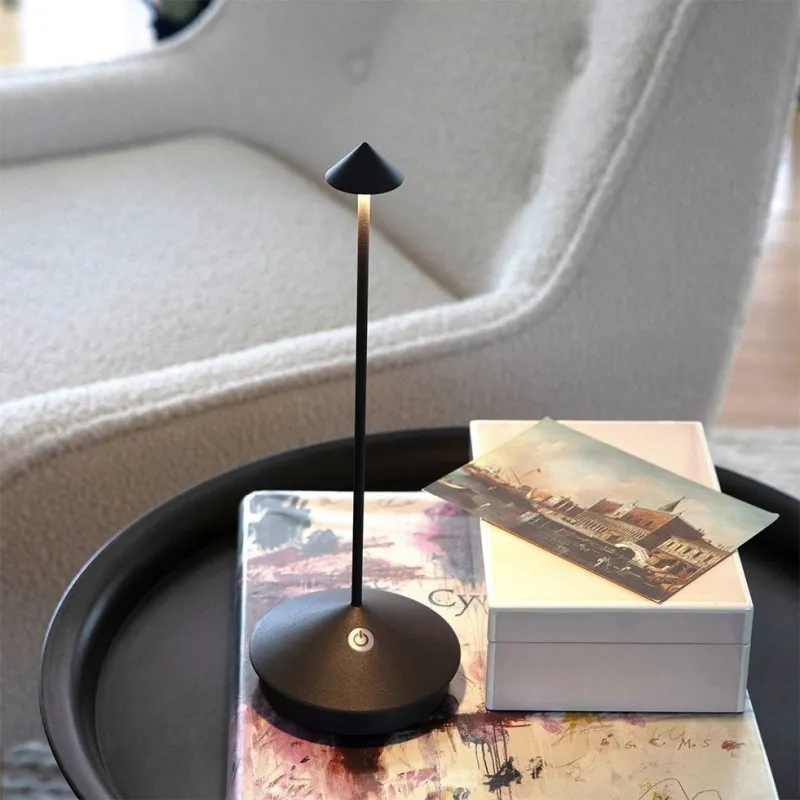 Glimma Rechargeable LED Table Lamp - Modern Portable Lamp for Living Room