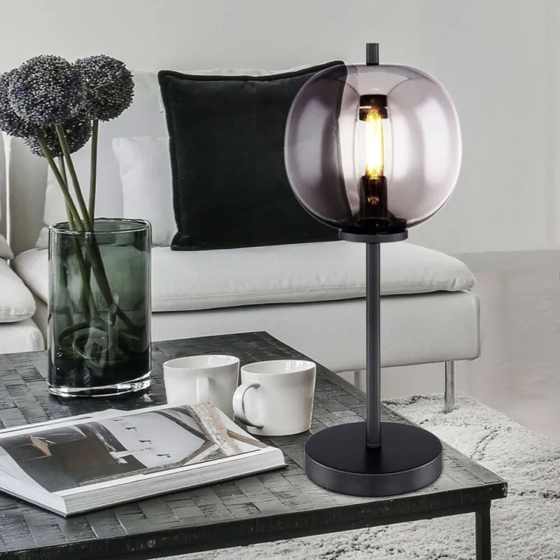 Multiple Style Glass Blacky Table Lamp
