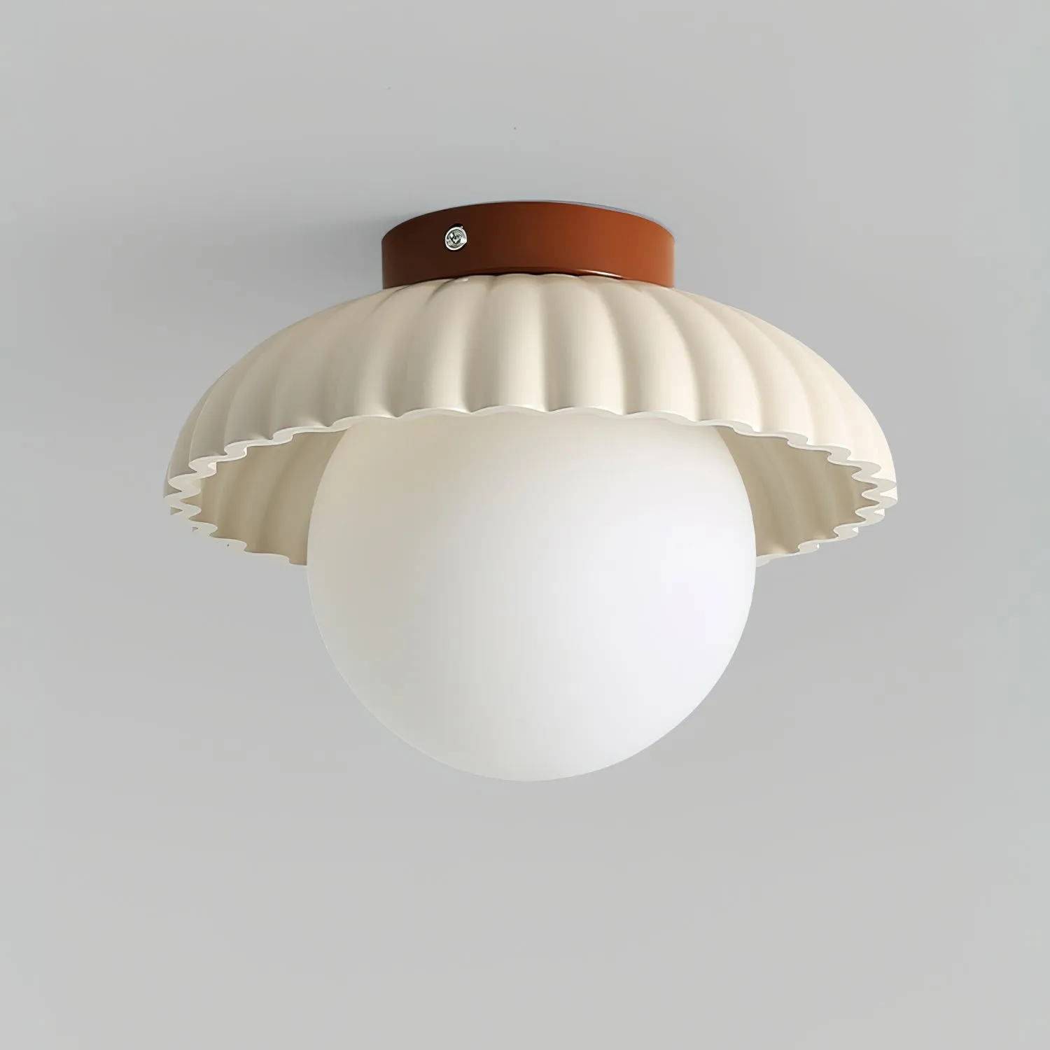 Alien Cream Glass Ceiling Light - Modern Nordic Ceiling Fixture M77