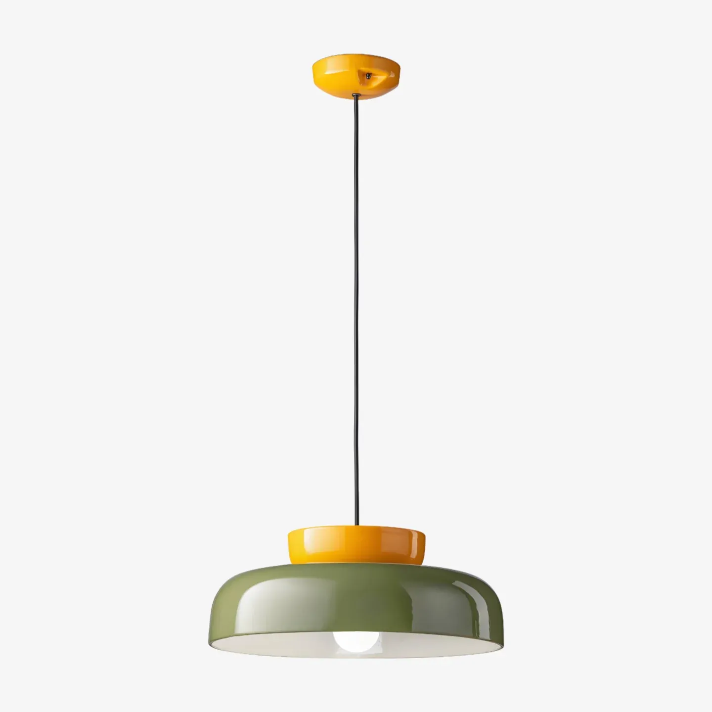 Fiesta Colorful Bowl-Shaped Pendant Light - Modern Ceramic for Dining Room T068