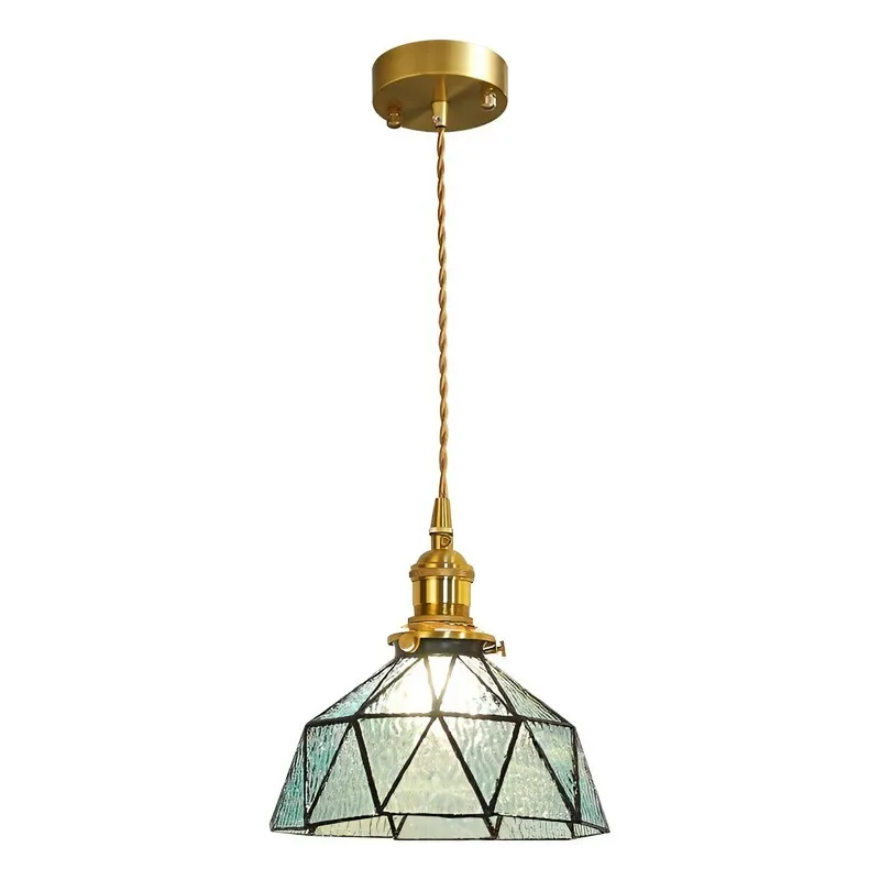 Retro Glass Bowl Pendant Lamp