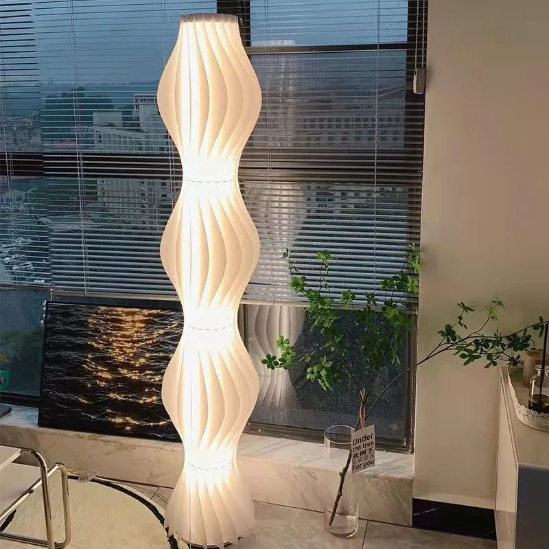 Modern Grass Skirt Vapor Floor Lamp for Living Room