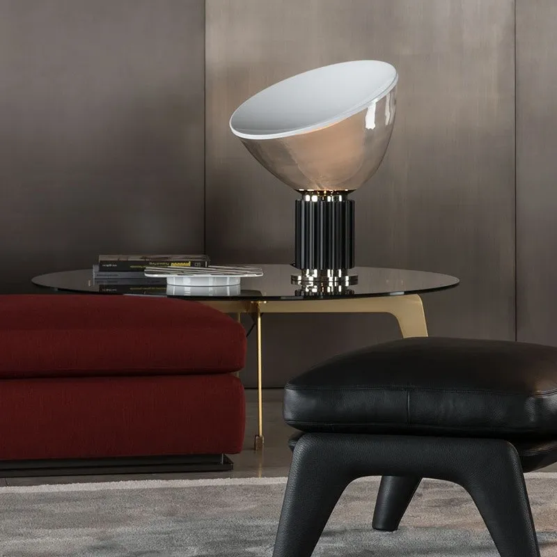 Bowlum Table Lamp - Designer Glass Table Lamp for Bedroom