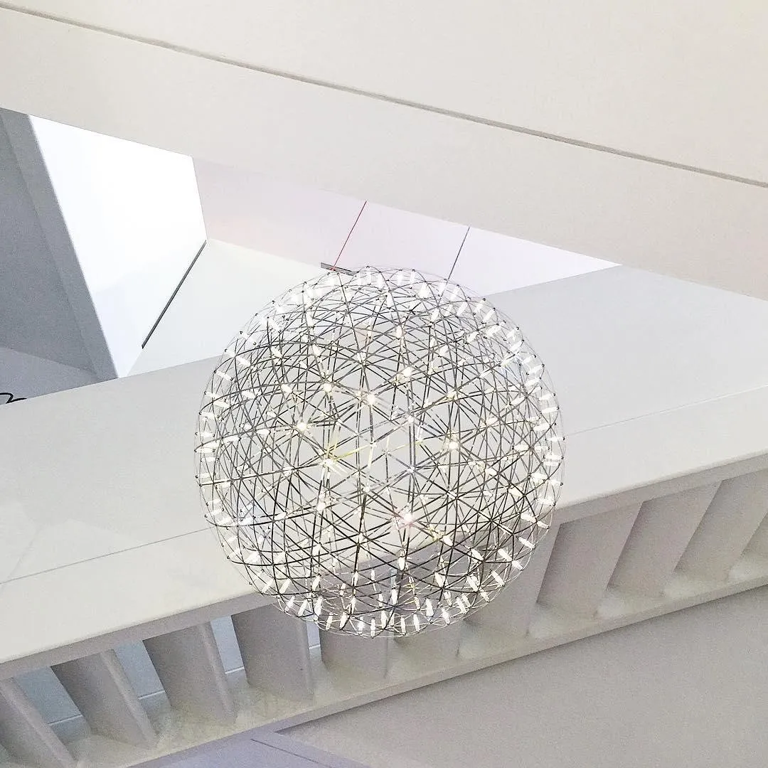 Silver Spark Ball Pendant Light T204