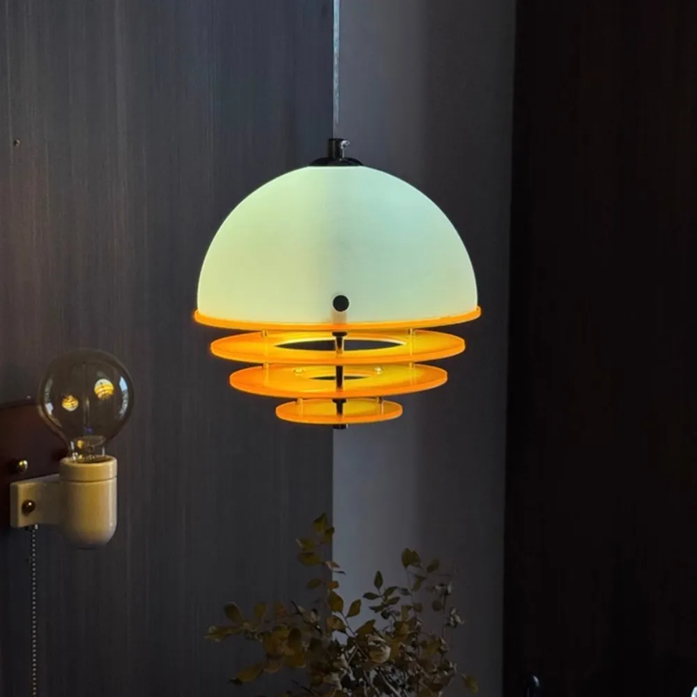 Bauhaus Sunset Pendant Lamp - Warm Ambient Lighting for Living Room S213