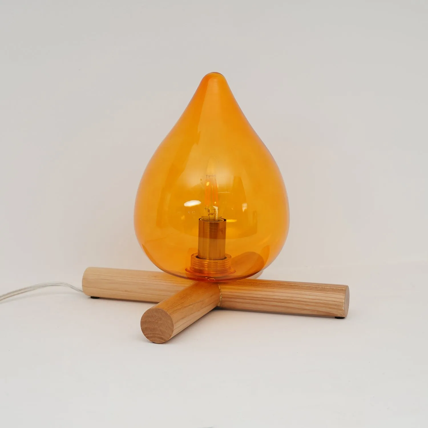 Funny Fire Shape Small Flame Table Lamp M55