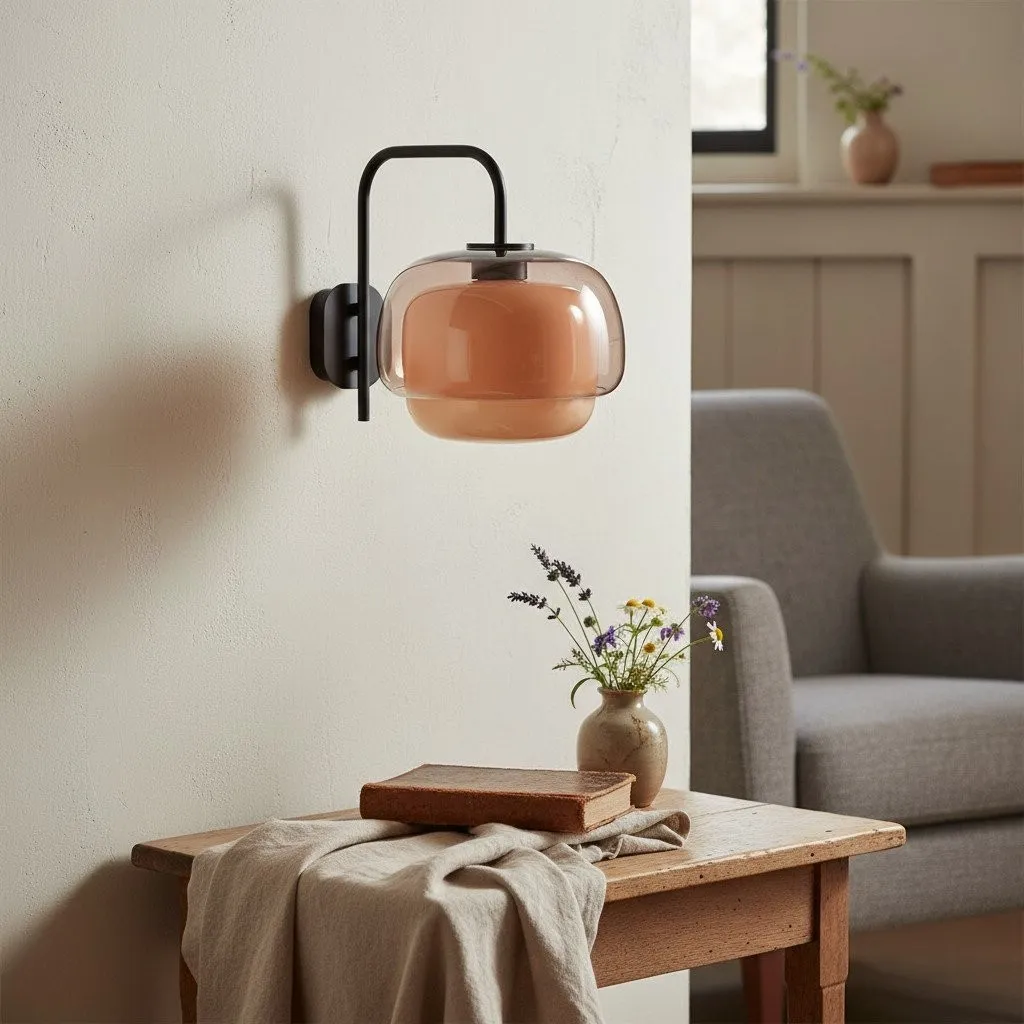 Clinco Double Sphere Glass Sconce ‑ Stylish Ambient Wall Lighting T416