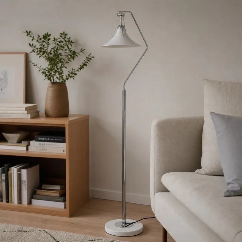 Kallera French Floor Lamp - Magnolia Design Decorative Light for Sofa Side and Reading Nook T2253