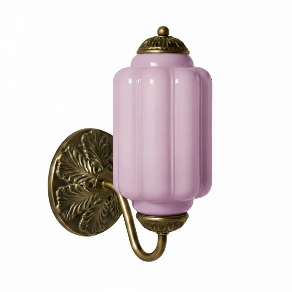 Eloise Vintage Glass Sconce - Elegant Art Deco Wall Lamp M486