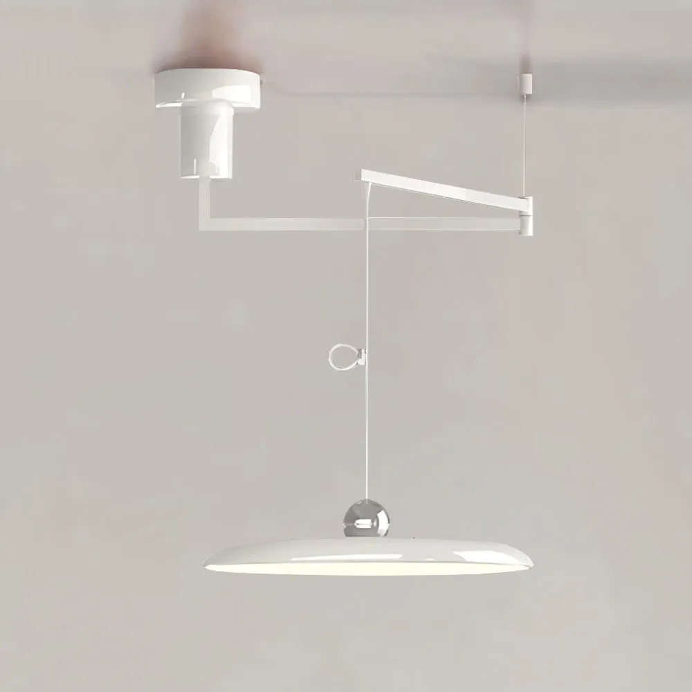 Simple Modern Adjustable Swing Arm Disc Pendant Lamp M11