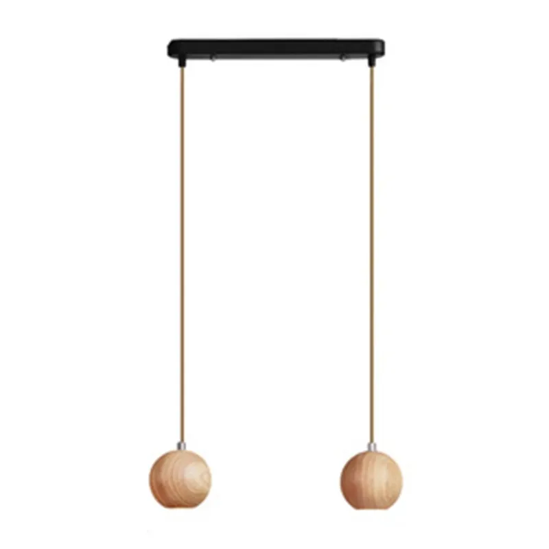 Ball Wooden Pendant Light