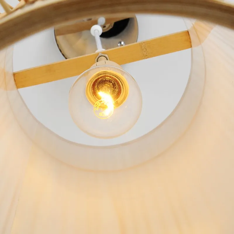 Chinese Bamboo Weaving Creative Chandelier
