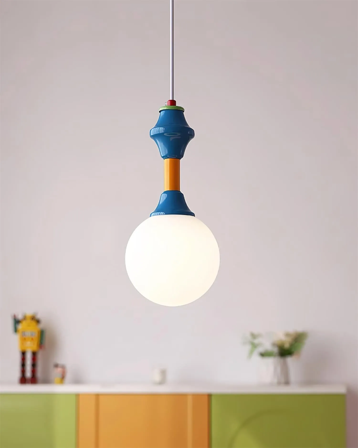 French Blue And White Atmosphere Pendant lamp M93