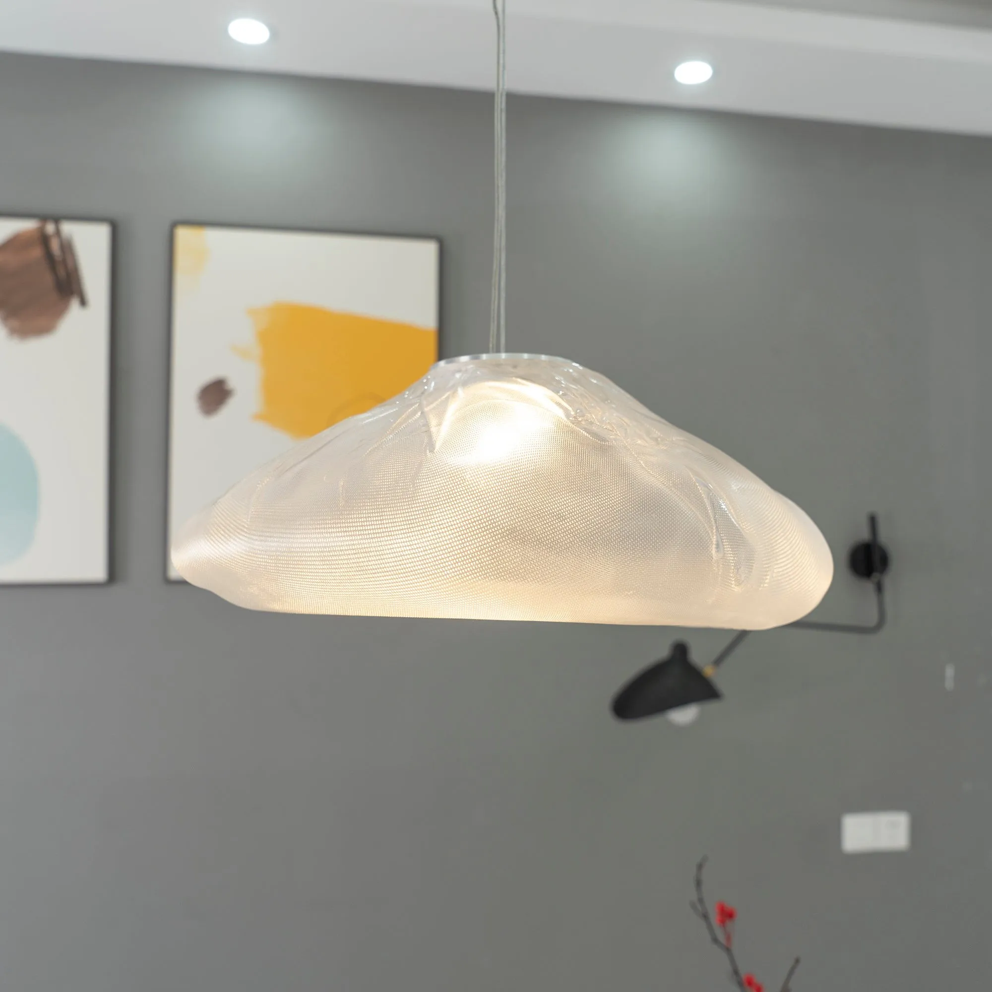 Multi-Head Irregular Glass Bubble Chandelier M79