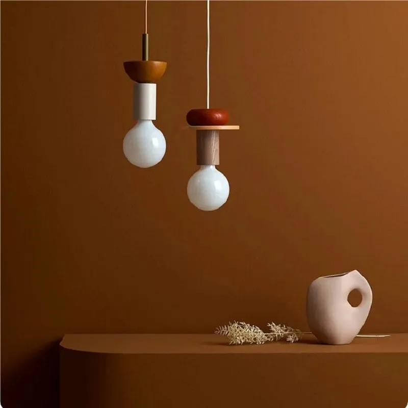 Creative Simple Wooden Pendant Light S155
