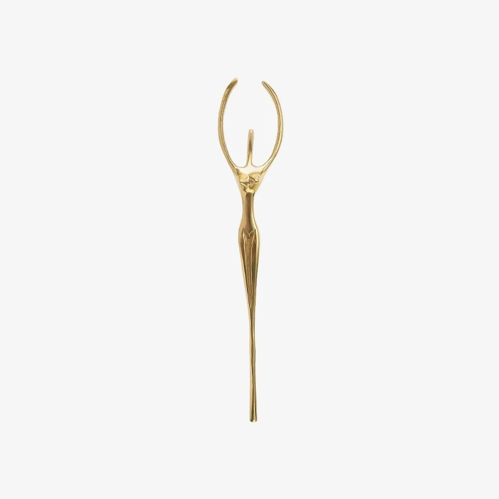 Verlitho Sculptural Metal Handle – Contemporary Drawer Pull Decor T1188