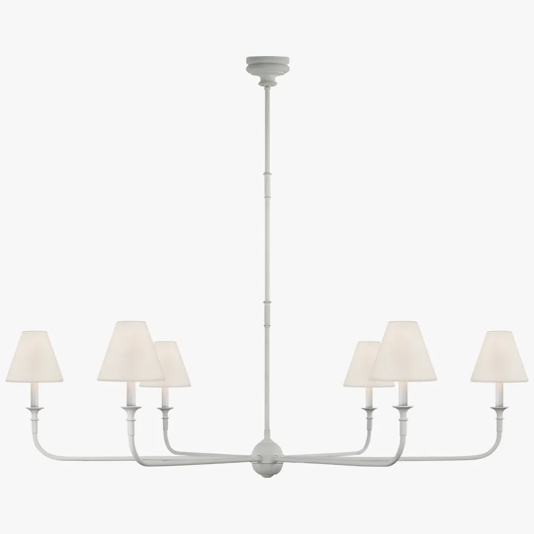 Piaf Geometric Metal Chandelier – Industrial Style for Dining Room T198