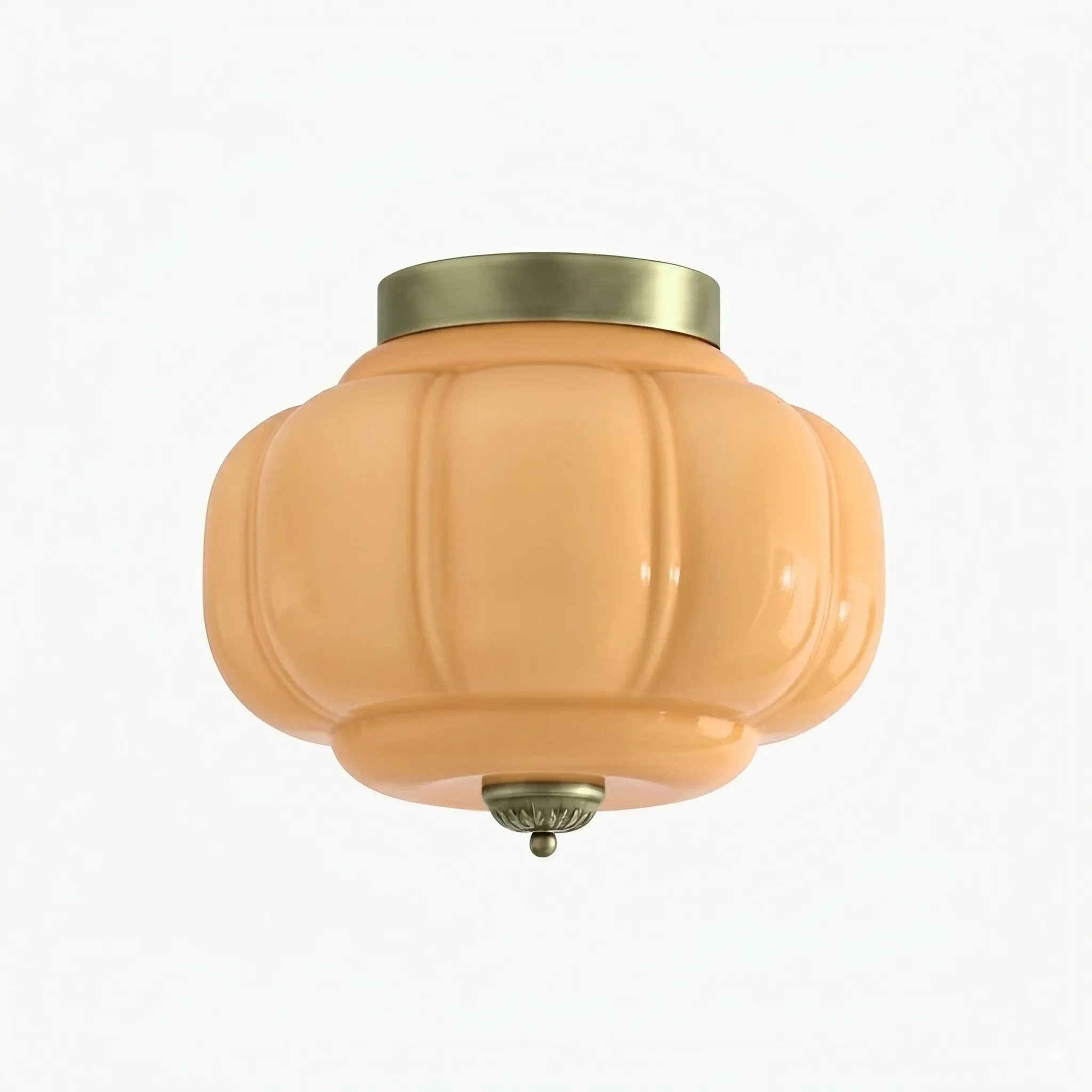 Eloise Ceiling Light - Elegant Retro Brass Ceiling Light for Living Room G55