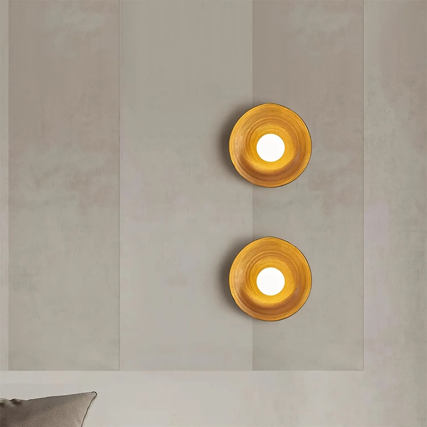 Retro Irregular Round Wall Lamp M103