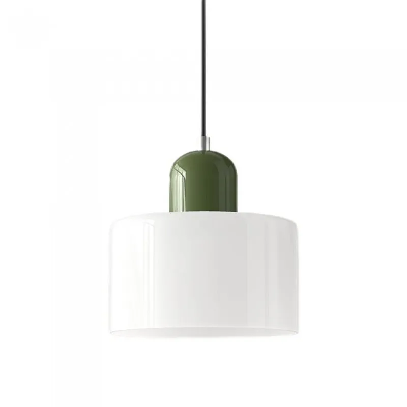 Nordic Morandi Cylinder Glass Pendant Light S66