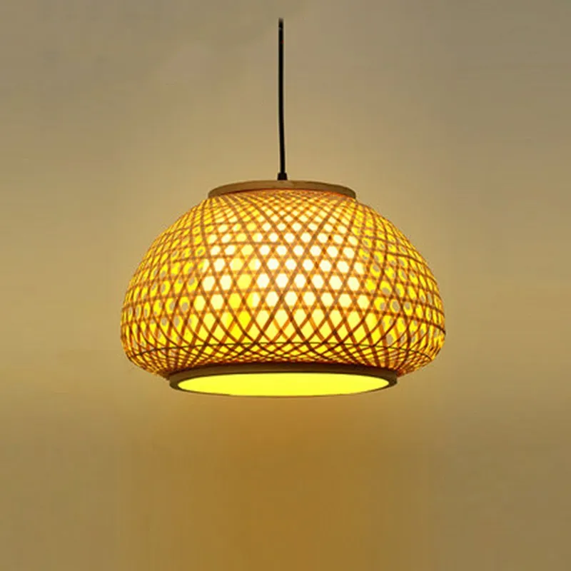 Tea Room Zen Woven Lampshade Pendant Light