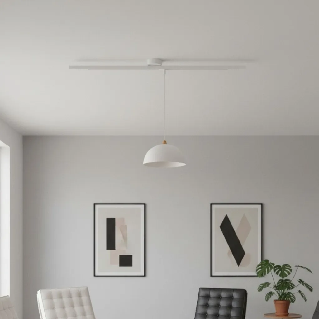 Axitra Rotatable Pendant Light Ceiling Rail – Sleek Adjustable Track for Pendant Lights Contemporary N21