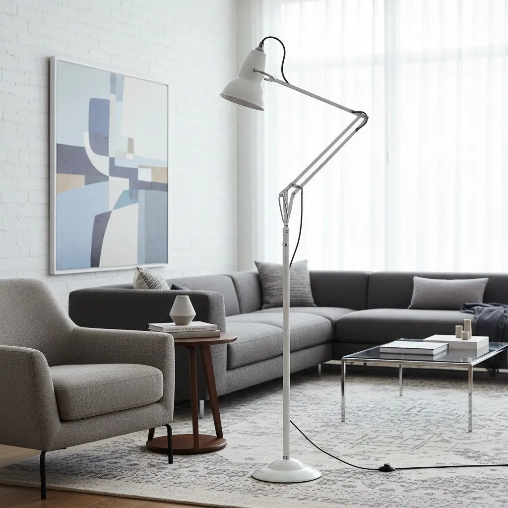 Modryx Refined Metal Floor Lamp - Adjustable Design for Reading Nook T553