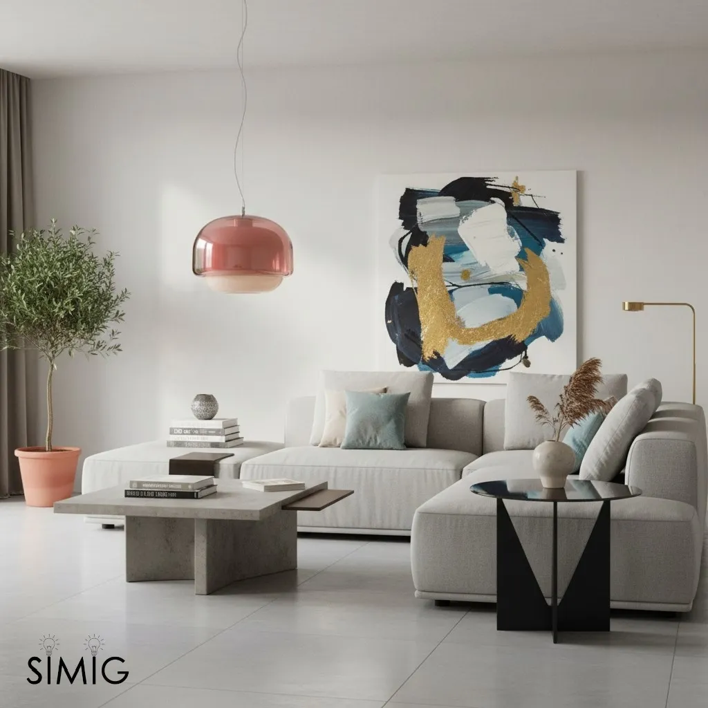 Clinco Layered Glass Hanging Lamp ‑ Chic Design for Living Room S251