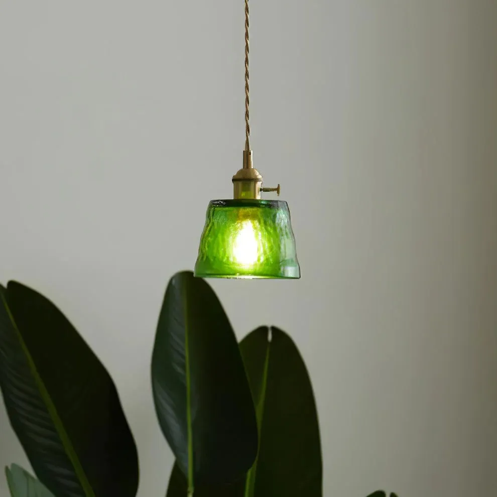 Nordic Cup Brass Glass Pendant Light S79