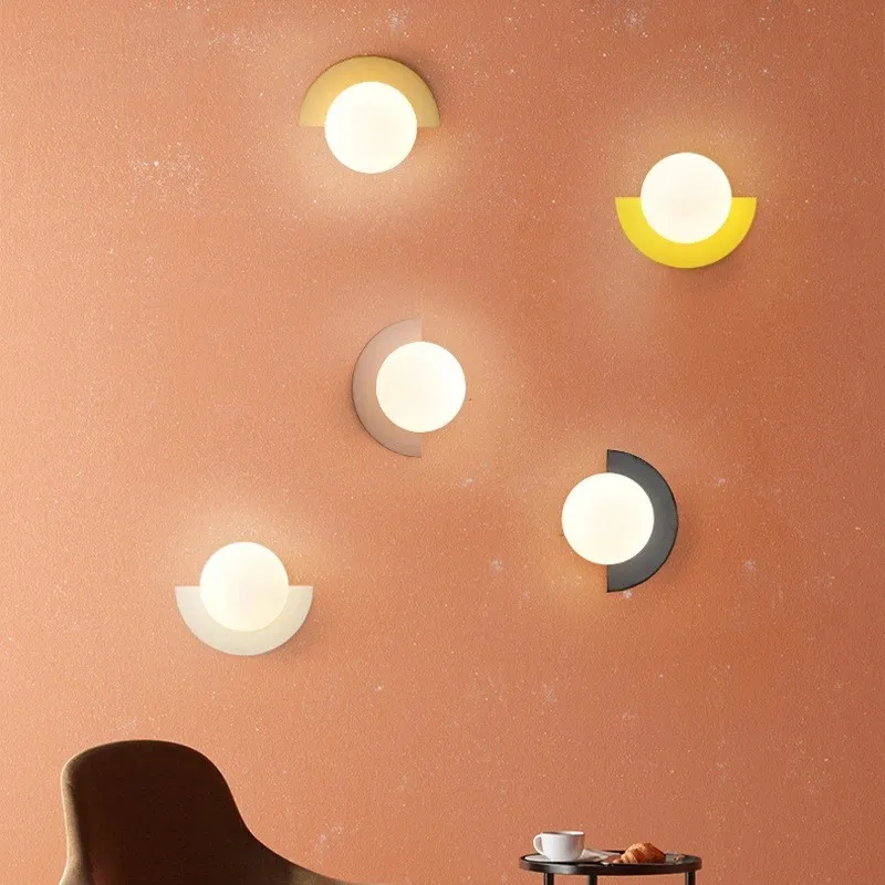 Colourful Ambient Wall Sconce - Decorative Indoor Light Fixture S149
