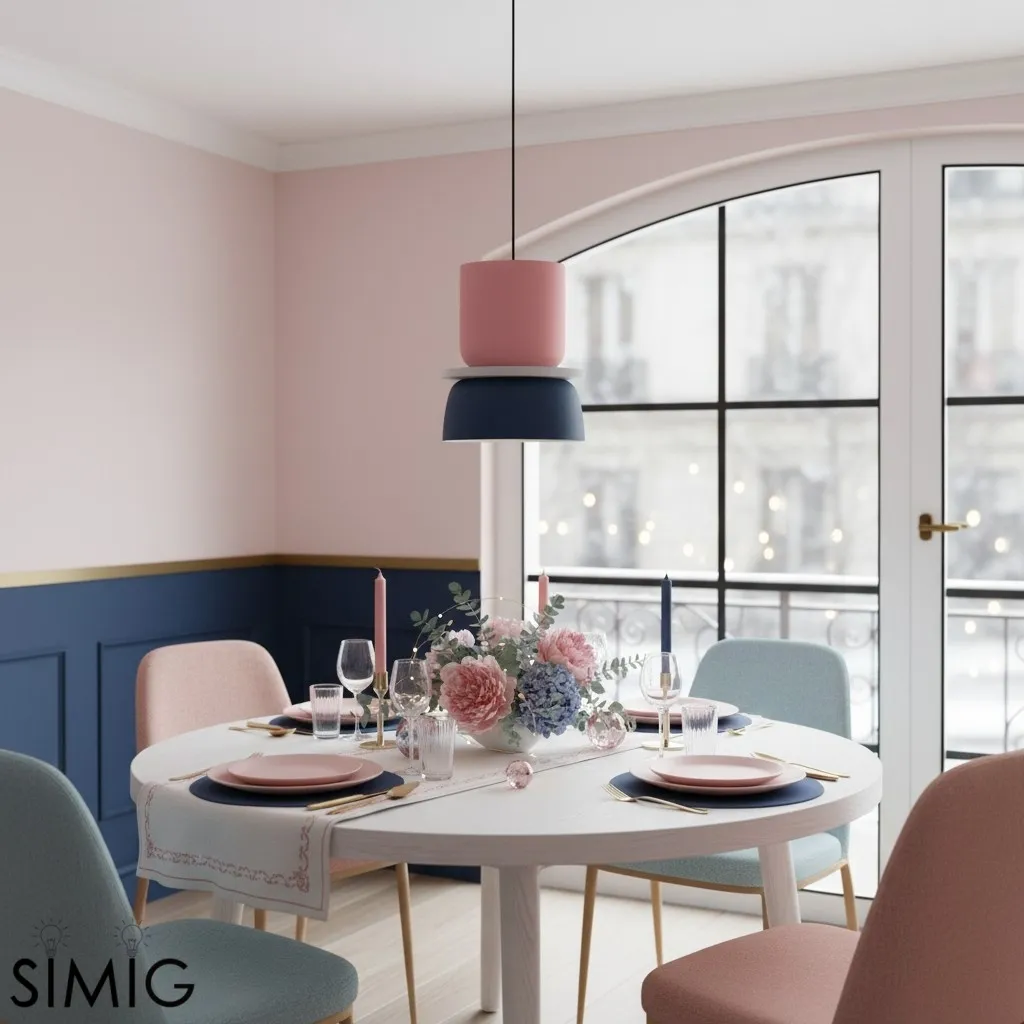 MACRI Color Block Nordic Pendant Light for Living Room