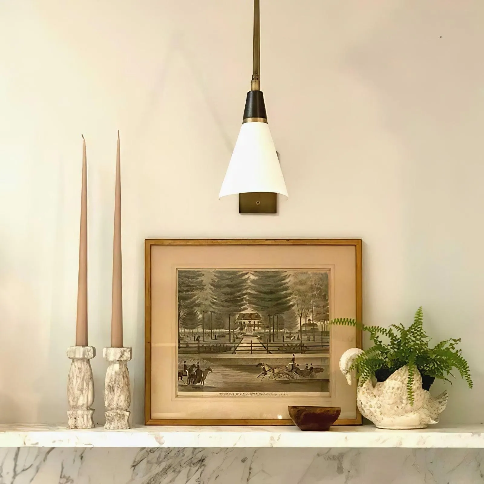 Vintage Metal Adjustable Swing Arm Wall Lamp G37