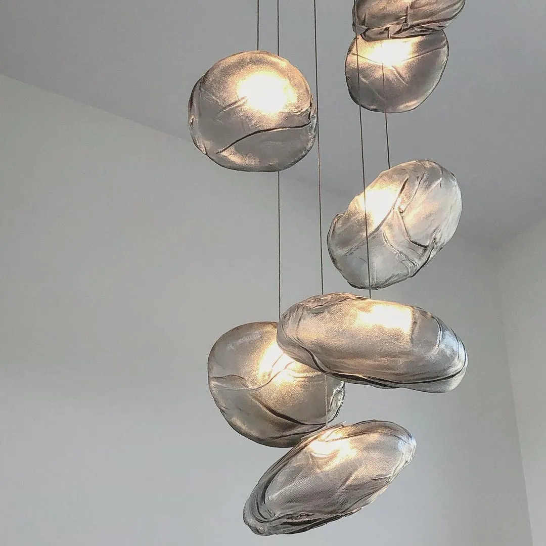 Multi-Head Irregular Glass Bubble Chandelier M79