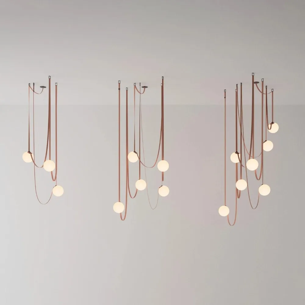 Flexible Belt-Style Pendant Lamp for Customizable Ambient Light S241