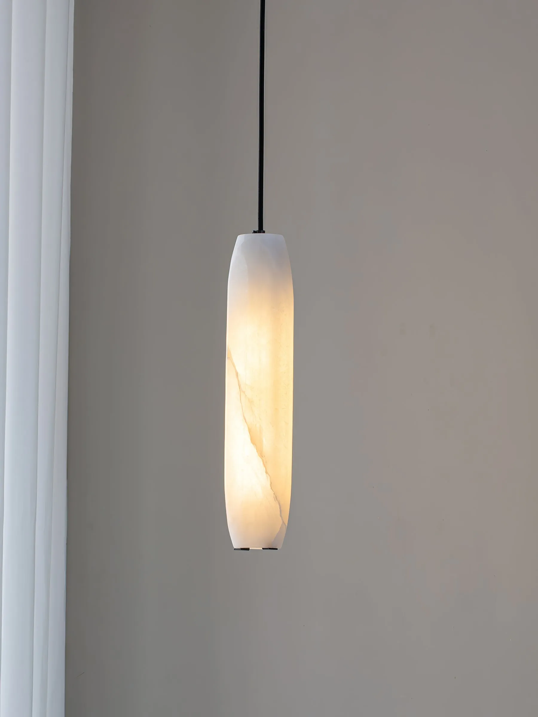 Alabaster Flute Pendant Light T1660