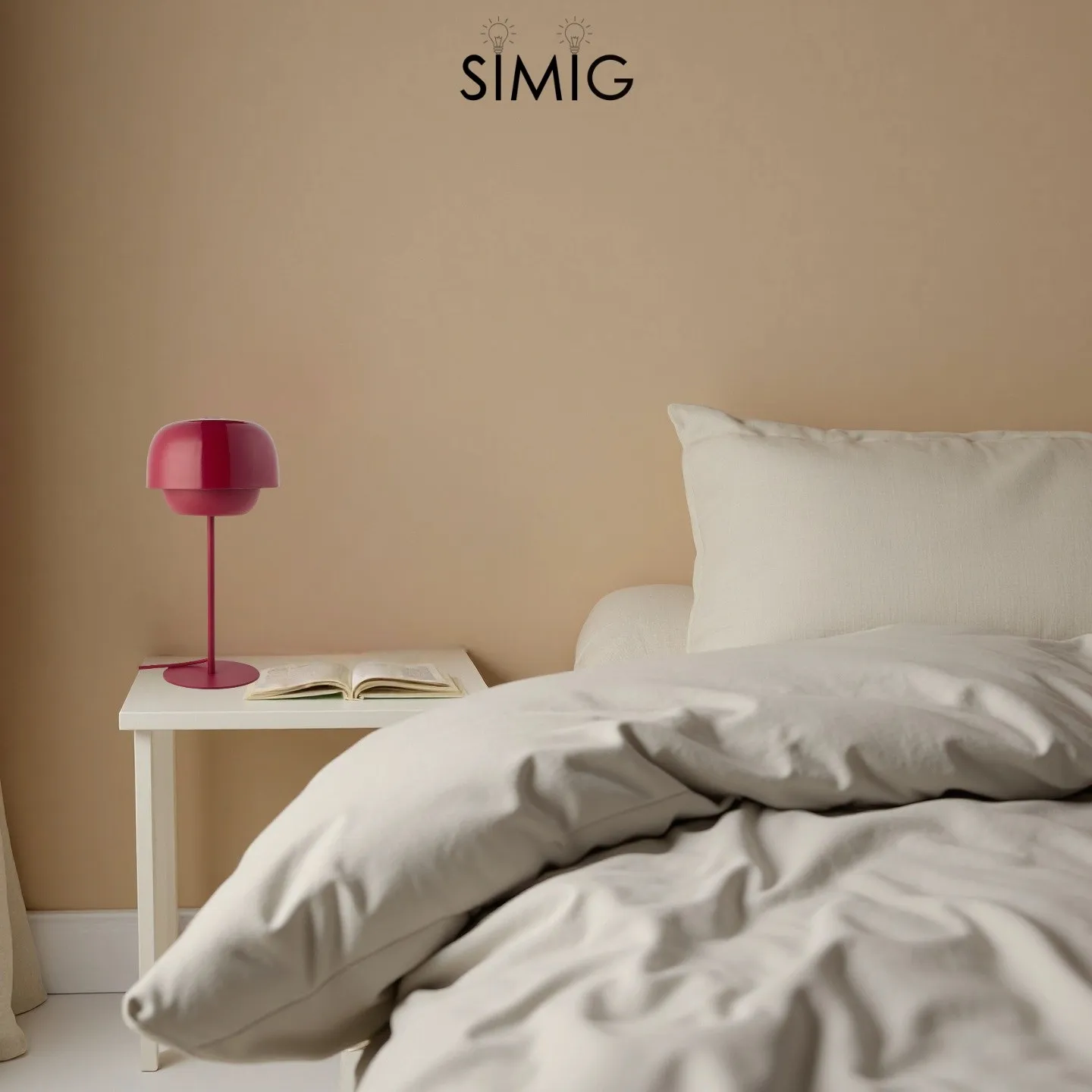 Clinco Minimalist Metal Dome Lamp ‑ Ambient Glow for Side Table S246