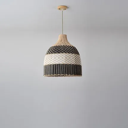 Nordic Rattan Creative Hanging Pendant Light