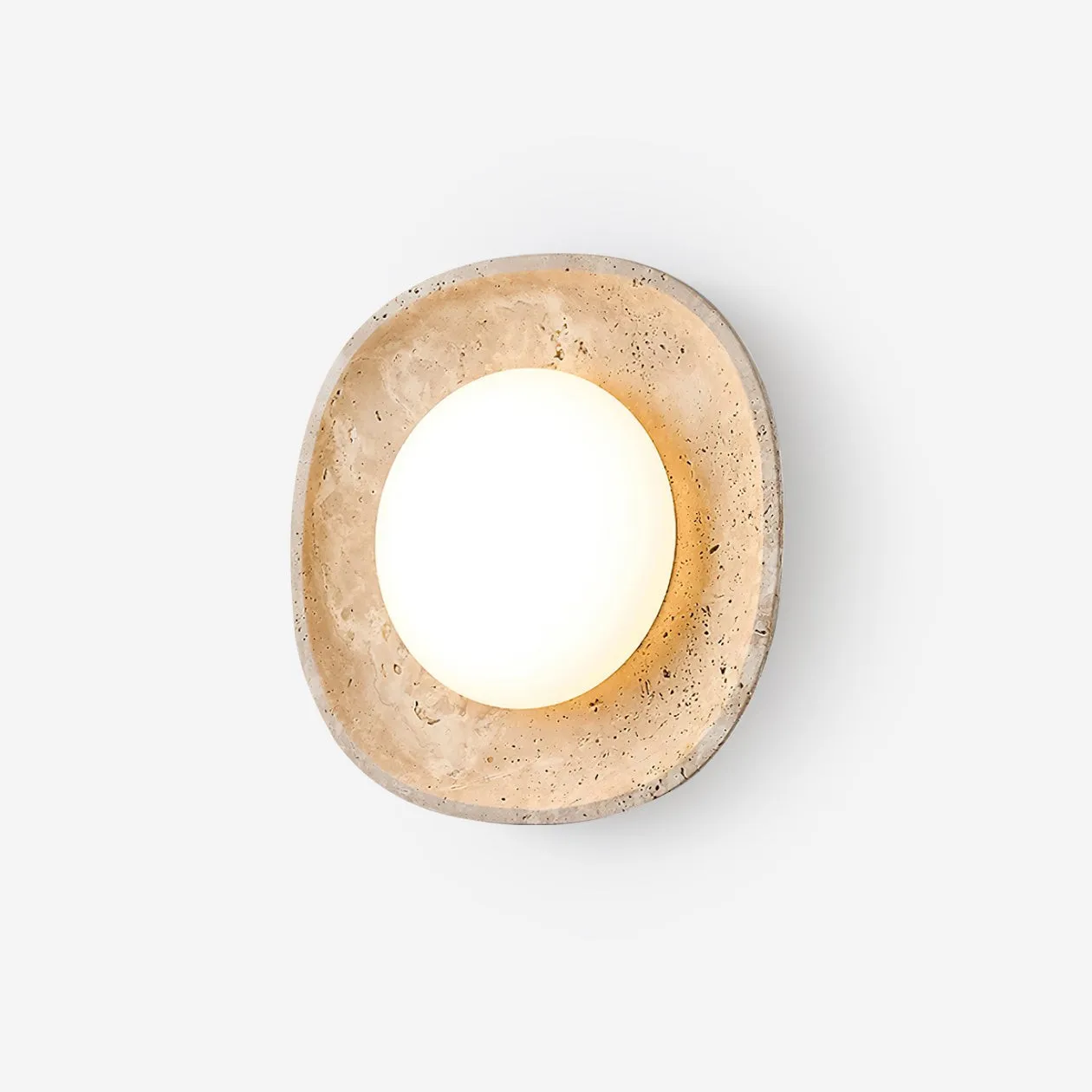 Japanese Style Wabi-Sabi Stone Wall Lamp M161