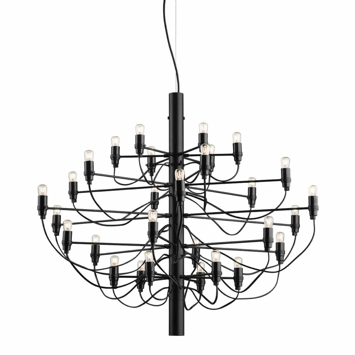 Tendrila Multi-Light Chandelier - Industrial Style Pendant Light for Dining Room