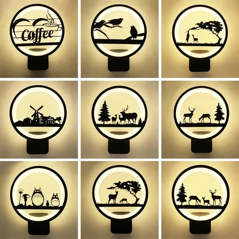 Artistic Painting LED Wall Light