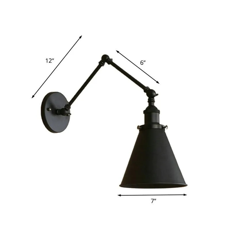 Industrial Style Adjustable Metal Wall Lamp G08