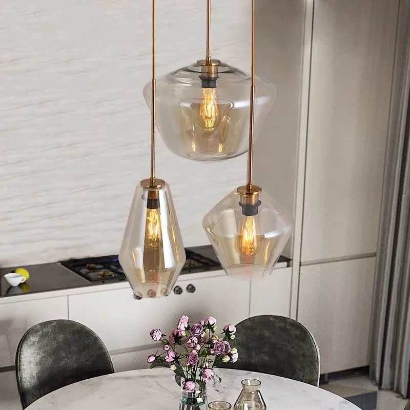 Modern Simple Glass Pendant Lamp