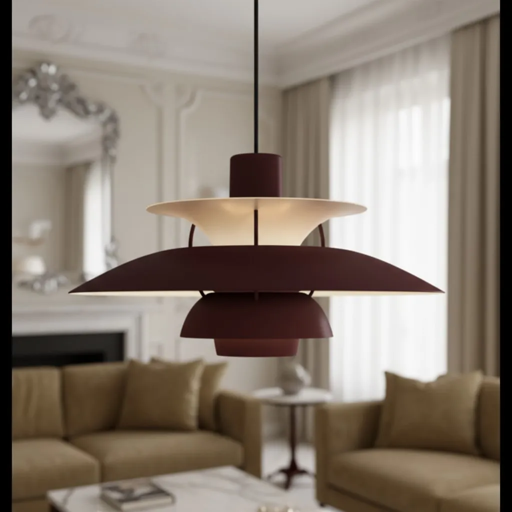 Danish Multi-layer Metal Pendant Light S107