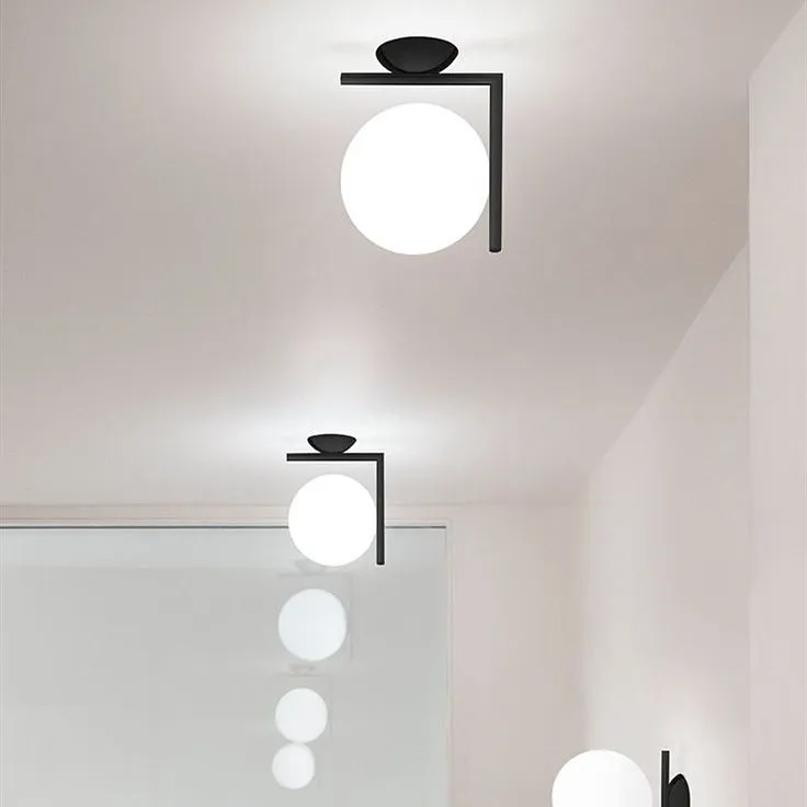 Iscalia Wall/Ceiling Light – Globe Design for Living Room